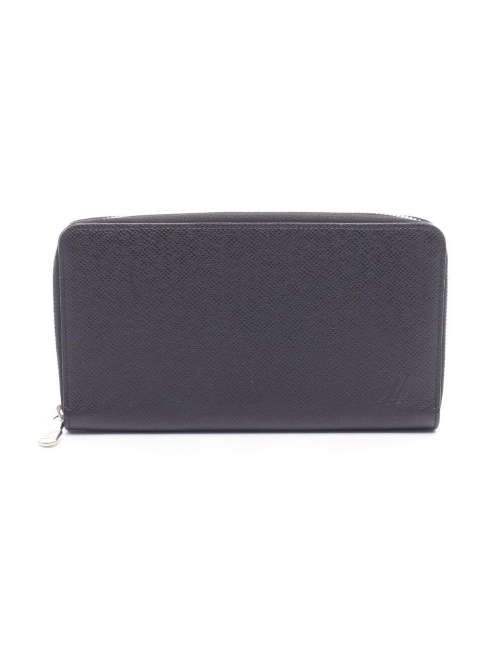 Louis Vuitton Round Wallet Zippy Organizer NM Taiga Noir Leather